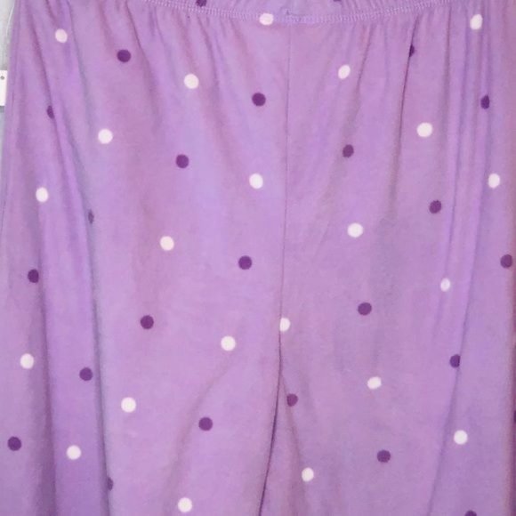 Charter Club Cozy Fleece Printed Pajama pants - Picture 7 of 8